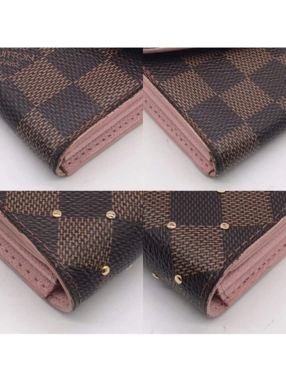 Louis Vuitton Damier Portefeuille Sarah Studded Wallet